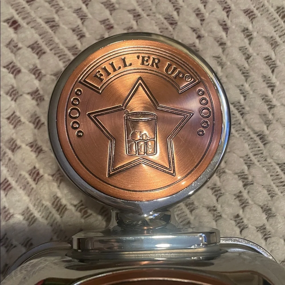 Vintage Godinger Fill’er Up Gas Tank Drink Holder/Pumper
